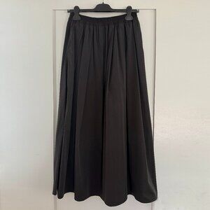 NWT Zara Black Full Midi Skirt ZW Collection size XS-S